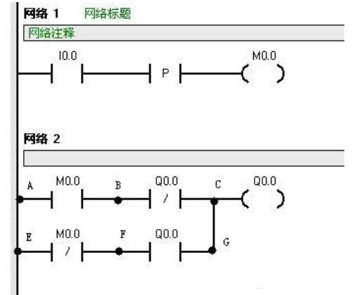 plc二分頻電路圖