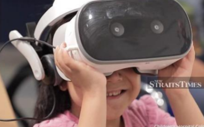 利用VR技术可以减少儿童患者的焦虑