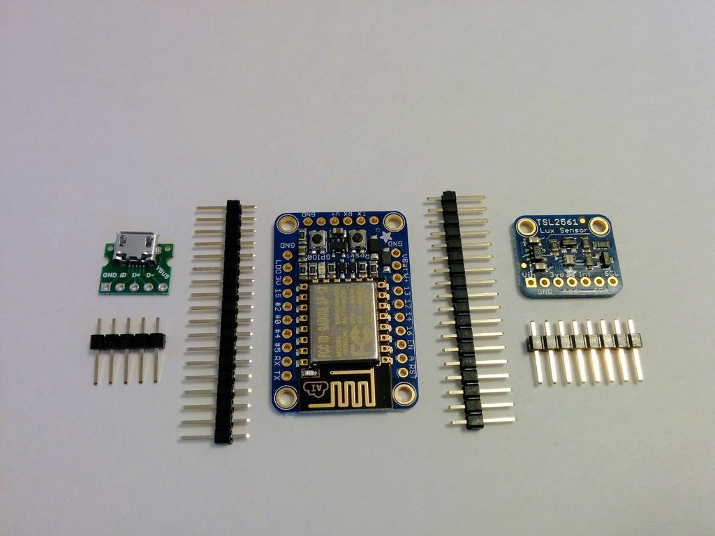 带ESP8266的照度监控器的制作