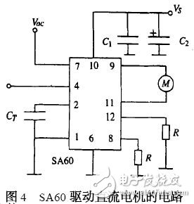 基于SA60芯片和LMD18245芯片的驱动直流电机应用电路设计