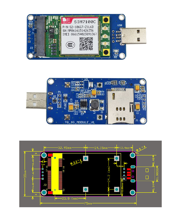 天嵌科技USB 4G模块-3G、4G模块介绍