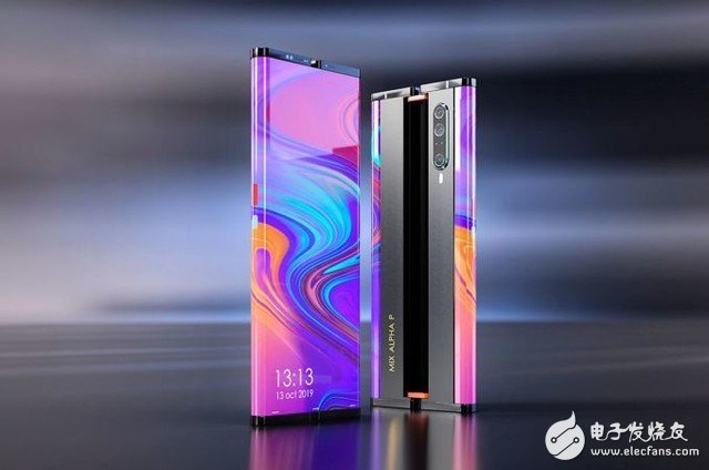 小米Mix Alpha2环绕屏新机渲染图曝光,OLED屏采用滚动和伸缩式设计