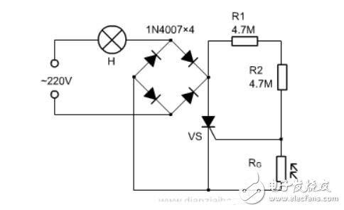 四款簡單光控燈電路圖