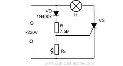 四款簡單光控燈電路圖