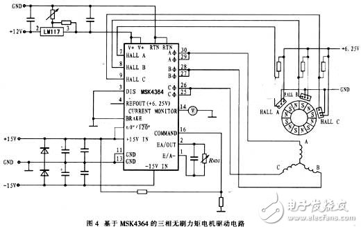 采用UGN3175型锁存型霍尔集成电路实现无刷力矩电机驱动电路的设计