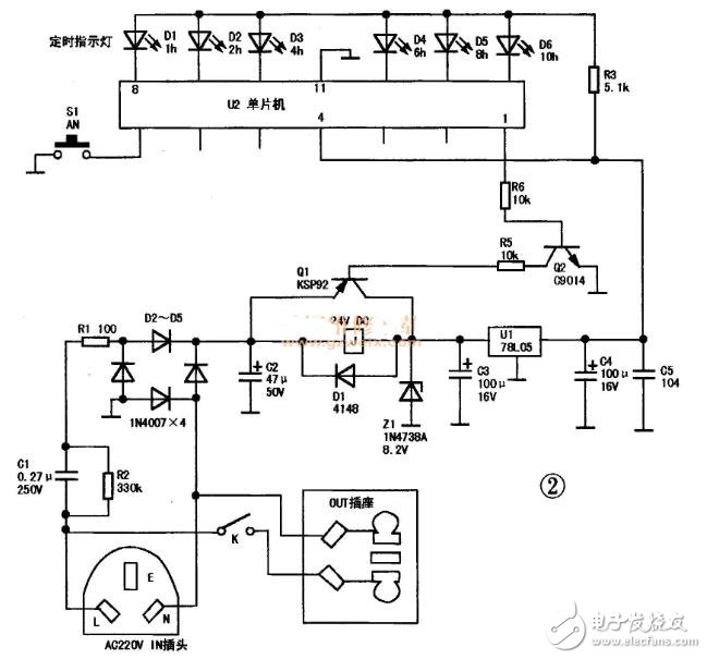 兩款金科德定時器電路圖