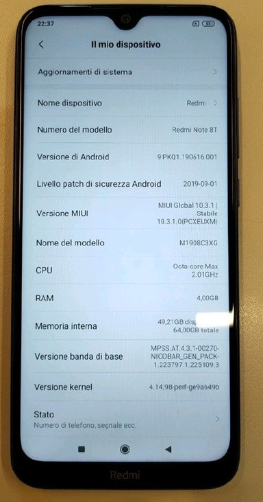 红米Note 8T曝光将搭载骁龙730处理器和后...