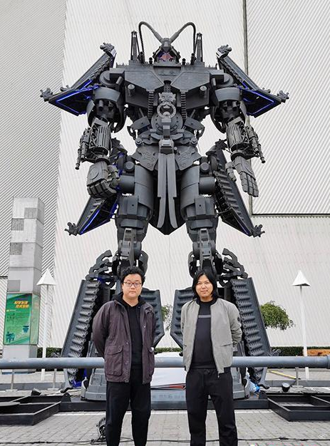 从城门建筑变形而来的机甲
