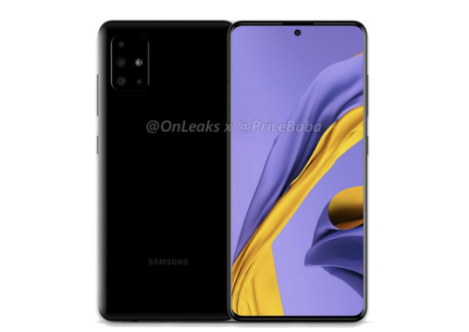 三星Galaxy A51渲染图曝光,采用AMOLED挖孔屏