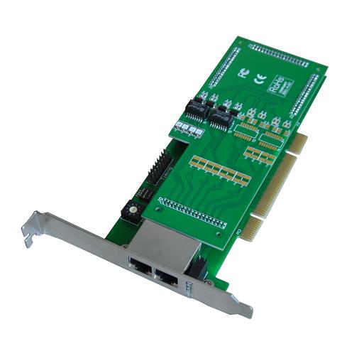 源创通信 2U高度 PCI 1-4E1数字卡介绍