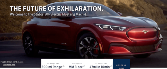 福特全新车型电动跨界SUV Mach-E即将发布...