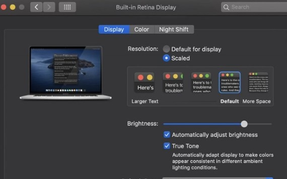 新款16寸苹果MacBook Pro屏幕刷新率用...