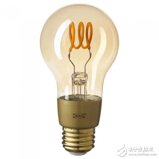宜家智能灯具推出据用拥有类灯丝设计的特鲁菲E26 LED灯泡
