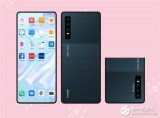 华为翻盖折叠屏手机专利曝光 可从中央位置向内折叠...