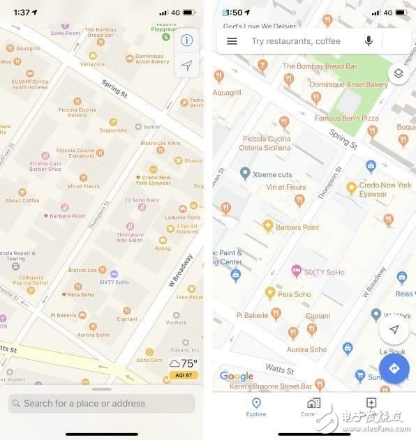 苹果耗巨资研发的地图有优于谷歌地图吗?