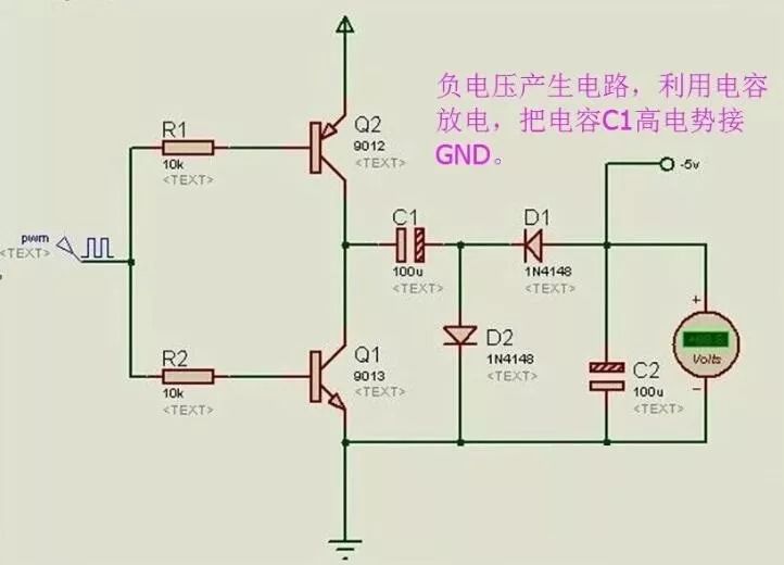 通过PWM波输出负电压的方法介绍