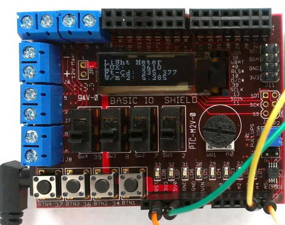 使用chipKIT的数字照度计Uno32的制作