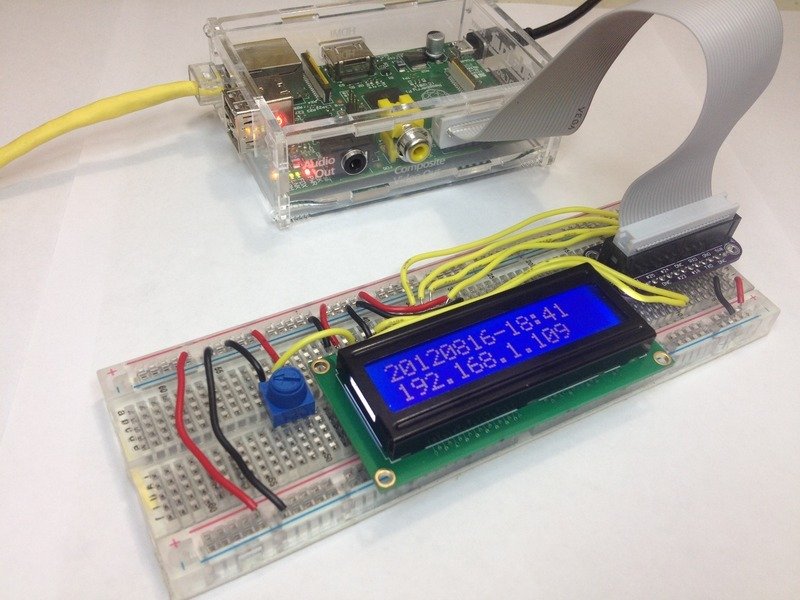 如何用树莓派驱动16x2 LCD