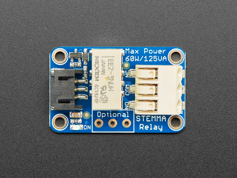 Adafruit STEMMA非闩锁迷你继电器的...