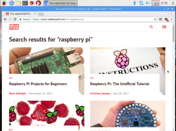可以在树莓派3上运行的8种浏览器的介绍