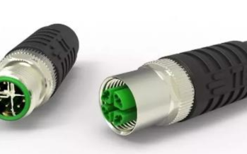 M12 X-Code连接器适用于铁路车辆网络的数...