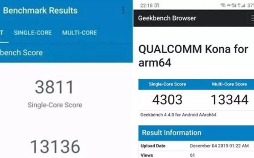 联发科天玑1000与高通Snapdragon 8...