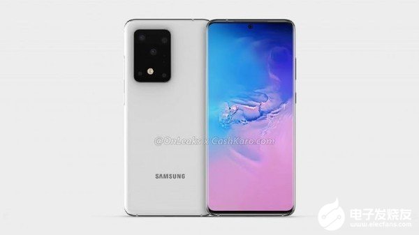 三星S11系列手机壳曝光该机采用了不规则的多颗摄像头设计