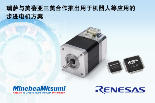 瑞萨电子与美蓓亚三美联合开发基于旋转变压器的步进...