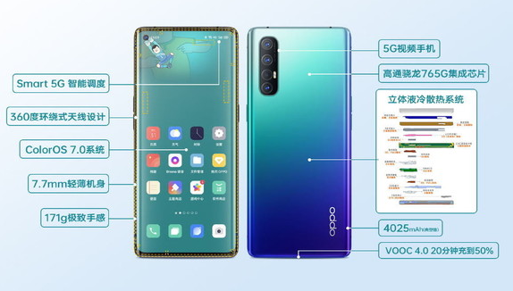 OPPO Reno 3 Pro 5G版将搭载骁龙...
