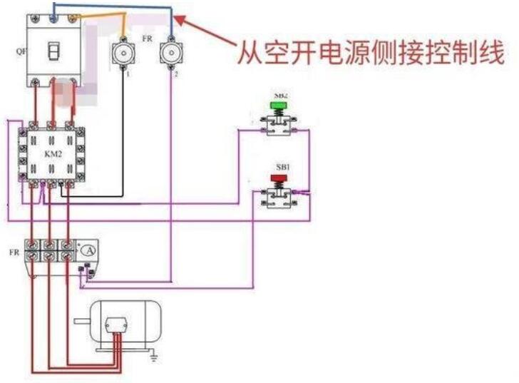 接觸器L1和A1連接作用