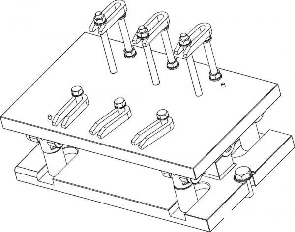 为数控龙门铣床自制具有旋转功能的夹具完成4轴加工