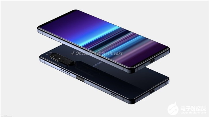 索尼2020年Xperia新机渲染图,采用OLED显示屏前置双扬声器