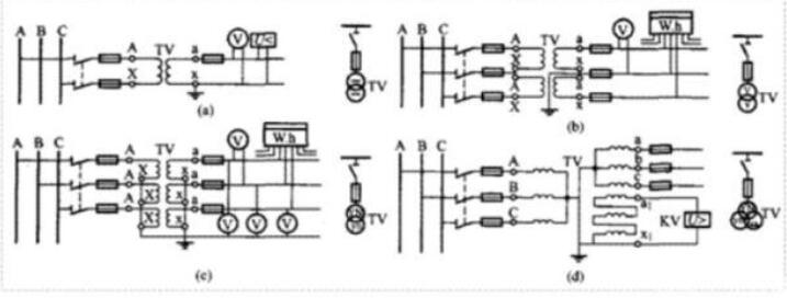 电压互感器基础知识（电气符号_接线方式及使用注意事项）