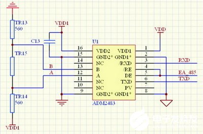 通過RS485串口實現(xiàn)開關(guān)信號的多點監(jiān)測，提高總線的穩(wěn)定性