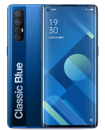 OPPO Reno3 Pro 5G经典蓝版曝光搭...
