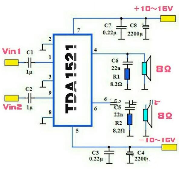 有源音箱电路原理图