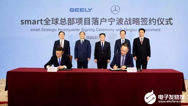 奔驰与吉利合资公司成立,共同打造smart电动智...