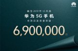华为官方宣布截至2019年12月底已全球发货69...