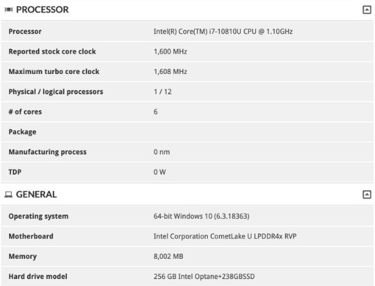 英特尔十代Comet Lake-U系列将支持采用LPDDR4X内存