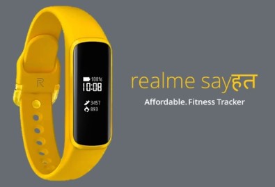 realme首款智能手环渲染图公布,长方形屏幕和...