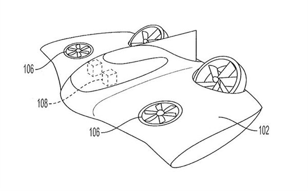 保时捷电动飞行器专利曝光 采用纯电驱动并可垂直起降