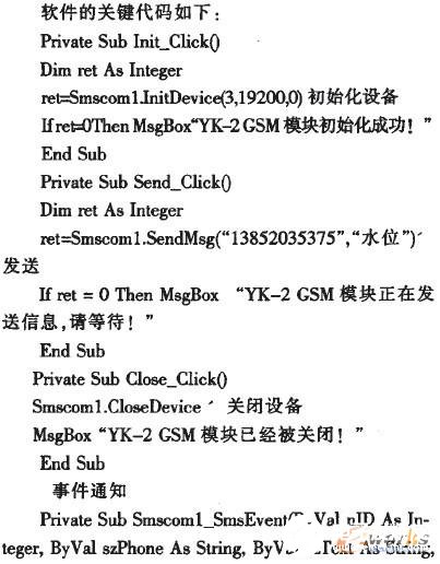 通过YK-2 GSM短信模块和上位机实现短信息控制系统的设计