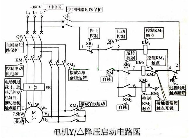 星三角启动到底该如何选择接触器？