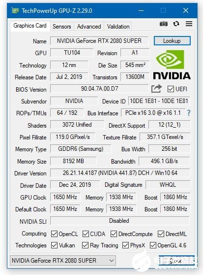 GPU-Z更新v2.29.0版本 新增多个显卡型号