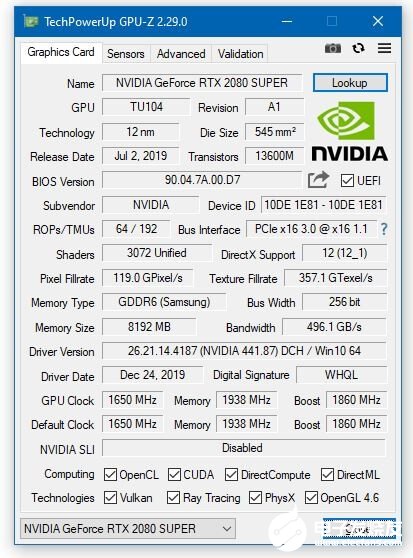 GPU-Z更新v2.29.0版本 新增多個顯卡型號