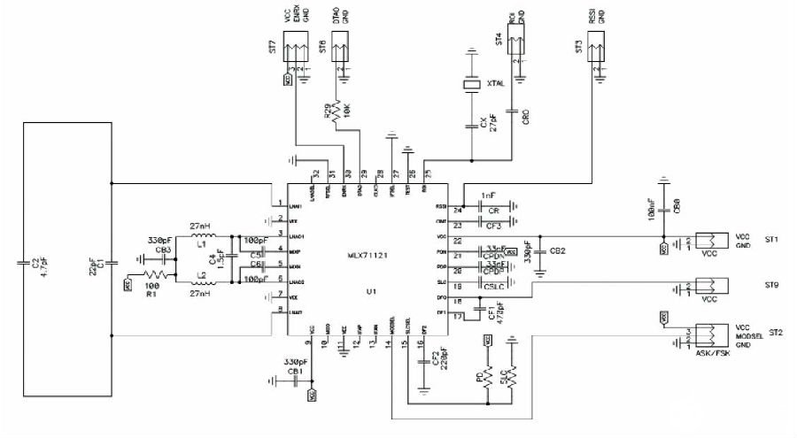 基于MLX71120/21接收機(jī)實(shí)現(xiàn)平衡環(huán)天線的設(shè)計(jì)