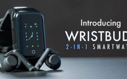 Wristbuds整合无线耳机和智能手表,户外跑...