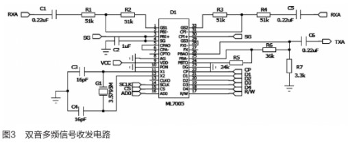 基于双音多频信号的通信方式实现温湿度记录仪的设计