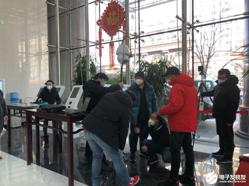 北京移动为中国移动信息港中心部署了5G红外热成像测温系统