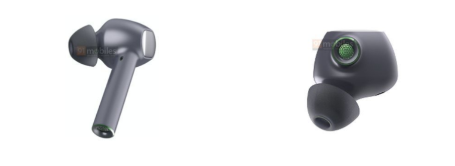 OPPO两款无线耳机设计专利获得授权 两款耳机外形分别与AirPods Pro和GalaxyBuds相似